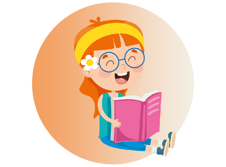 Ikona dziewczynki z książką